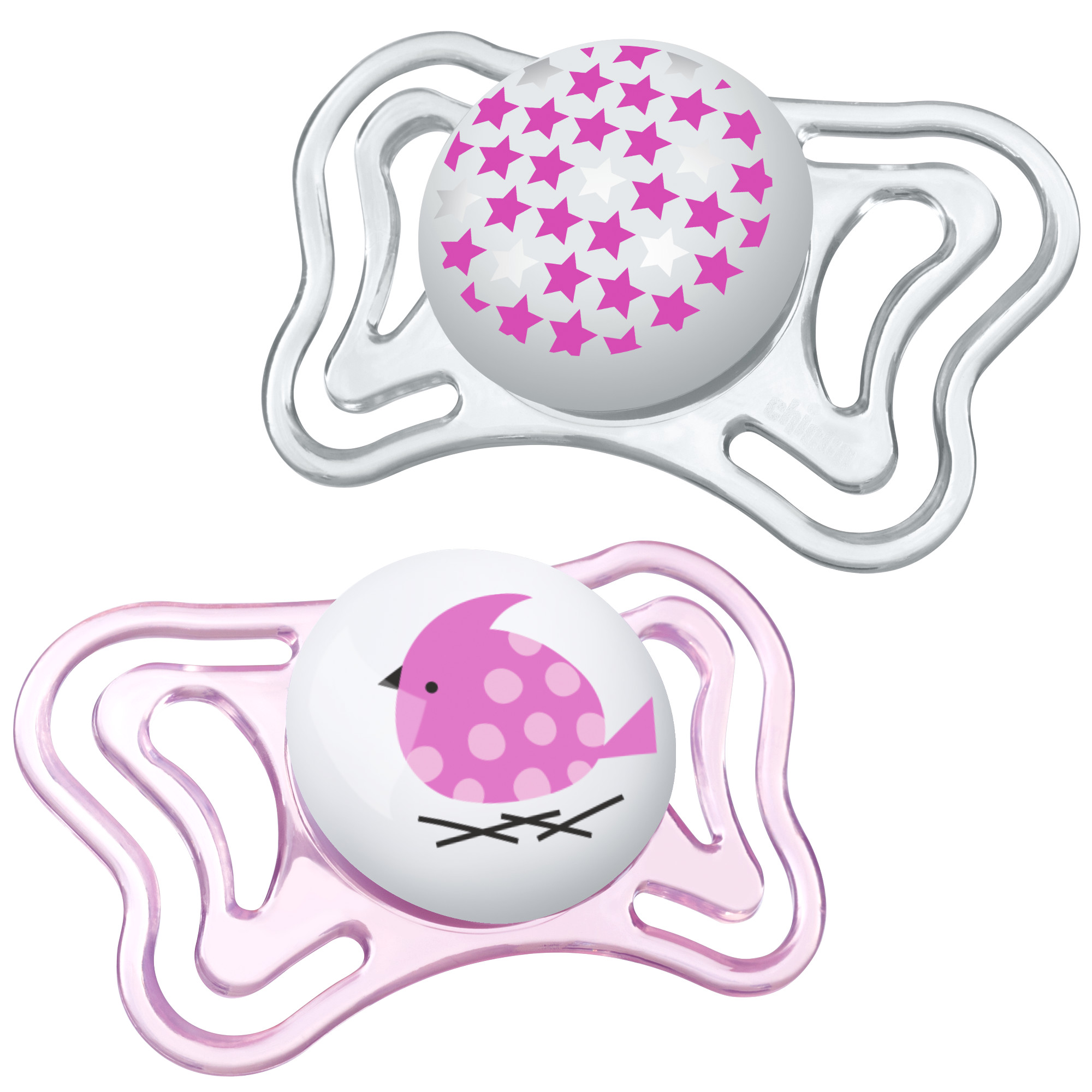 PhysioForma Light Day & Night Pacifier Pink 0-6m | Chicco